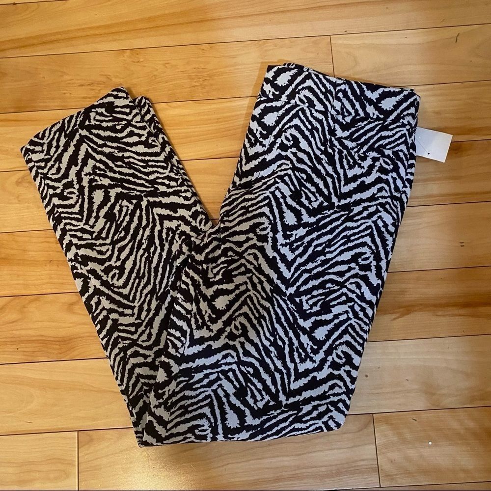 NWT Banana republic Sloan animal print trousers size 6 - Picture 5 of 7